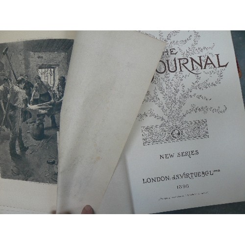 251 - TWO SCARCE ORIGINAL VOLUMES OF THE ART JOURNAL  - NEW SERIES 1896 & 1897, PUBLISHED BY J S VIRTUE & ... 