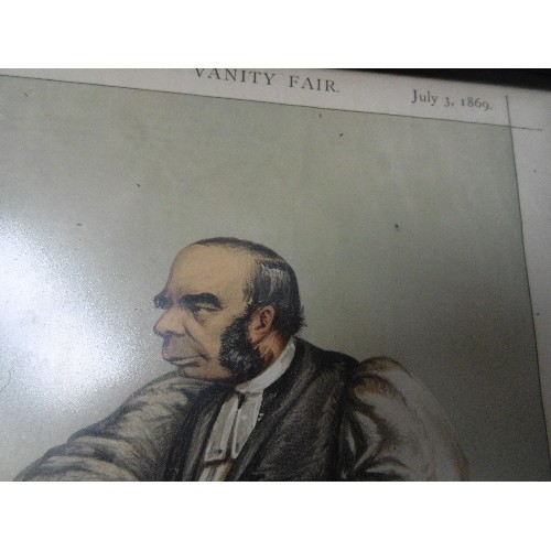 163 - SET OF EIGHT 19TH CENTURY VANITY FAIR CARICATURE PRINTS OF 