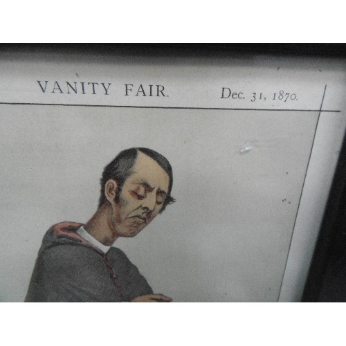 163 - SET OF EIGHT 19TH CENTURY VANITY FAIR CARICATURE PRINTS OF 