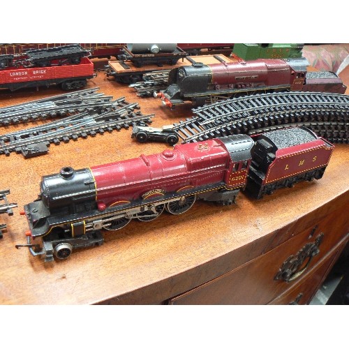 480 - MODE RAILWAYS LOCOS, CARRIAGES, WAGONS, TRACK & PLATFORMS. LOCOS NEED FRONT BOGIES FIXING AND 1 HAS ... 