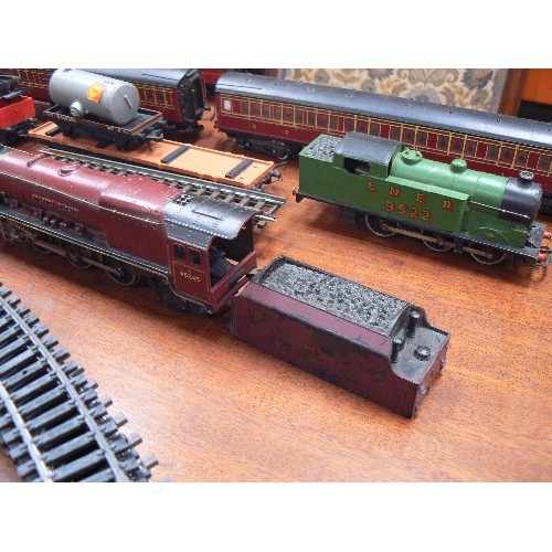 480 - MODE RAILWAYS LOCOS, CARRIAGES, WAGONS, TRACK & PLATFORMS. LOCOS NEED FRONT BOGIES FIXING AND 1 HAS ... 