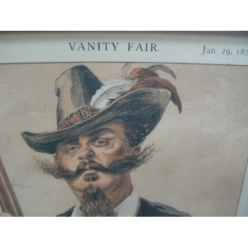 162 - SET OF 4 ORIGINAL 19TH CENTURY VANITY FAIR PRINTS DEPICTING 