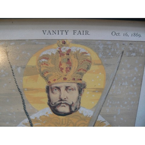 162 - SET OF 4 ORIGINAL 19TH CENTURY VANITY FAIR PRINTS DEPICTING 