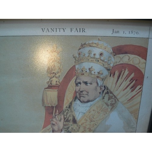 162 - SET OF 4 ORIGINAL 19TH CENTURY VANITY FAIR PRINTS DEPICTING 