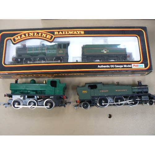 487 - 3 GWR OO LOCOMOTIVES, INC MAINLINE COLLETT. PANNIER TANK IN 2 PARTS