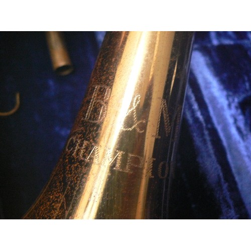 230 - A BARNES AND MULLINSON BRASS TRUMPET 