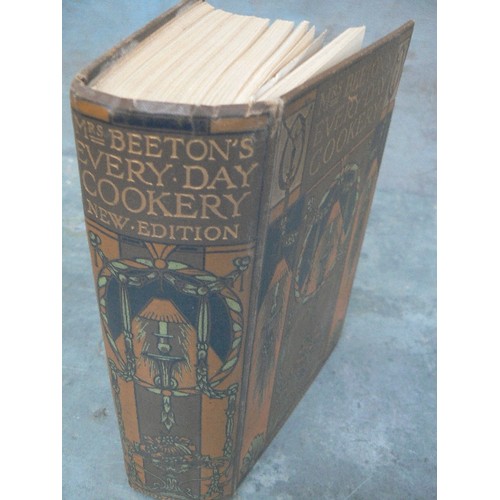 238 - MRS BEETON'S EVERY DAY COOKERY PUBLISHED BY WARD LOCK & CO 1907. 