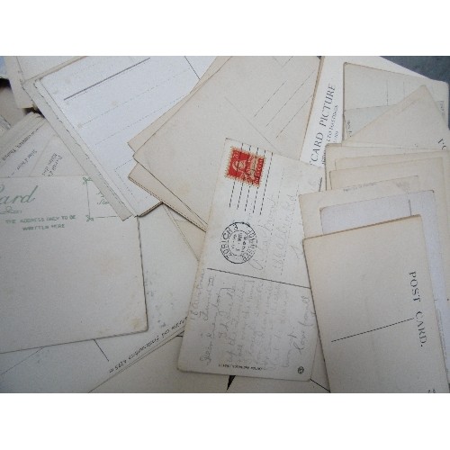 247B - BOX OF VINTAGE POSTCARDS, MOSTLY FIRST HALF AND MID 20TH CENTURY