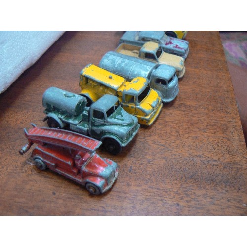 515 - 10 VINTAGE LESNEY MODEL CARS