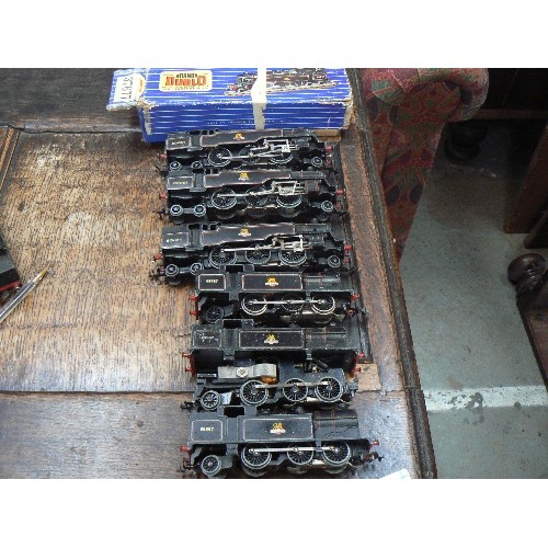 520 - 6 VINTAGE HORNBY DUBLO 3-RAIL LOCOMOTIVES, ONE BOXED