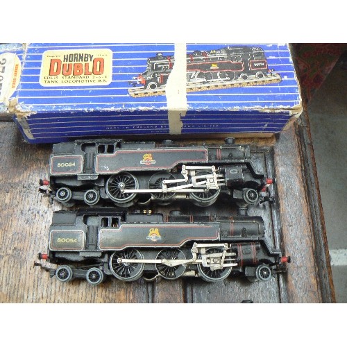 520 - 6 VINTAGE HORNBY DUBLO 3-RAIL LOCOMOTIVES, ONE BOXED