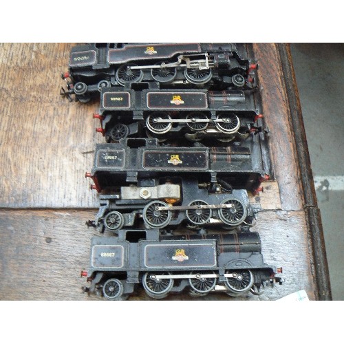 520 - 6 VINTAGE HORNBY DUBLO 3-RAIL LOCOMOTIVES, ONE BOXED