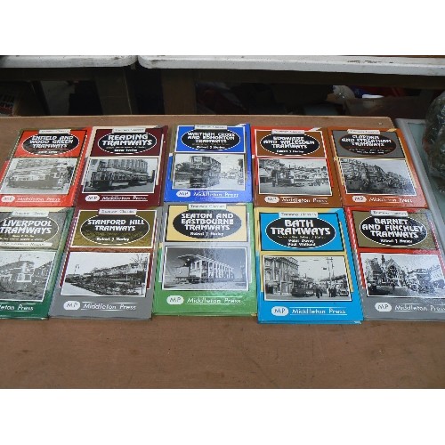 532 - 10X MIDDLETON PRESS HARDBACK TRAM BOOKS