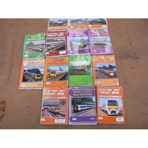 533 - 14 RAILWAY SPOTTERS BOOKLETS