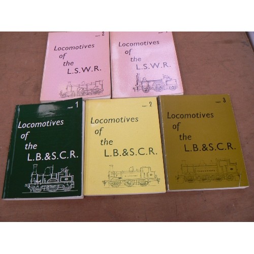 535 - 5 BOOKS ON LOCOMOTIVES OF THE L&SWR + LBSCR