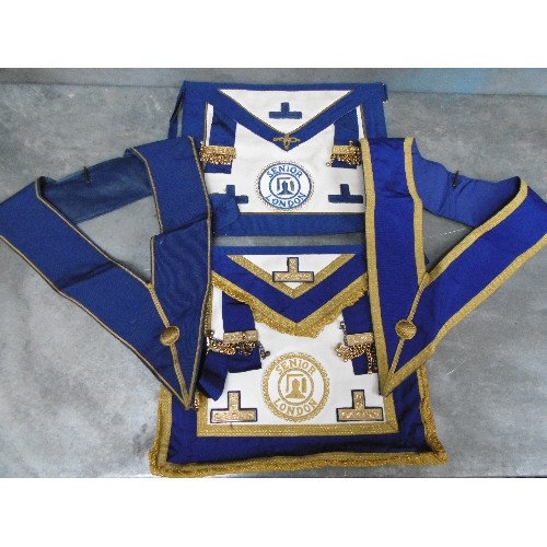 138A - TWO PROVINCIAL SENIOR LONDON GRAND RANK FULL DRESS OUTFITS, ONE BY TOYE KENNING, THE OTHER IN LAMBSK... 