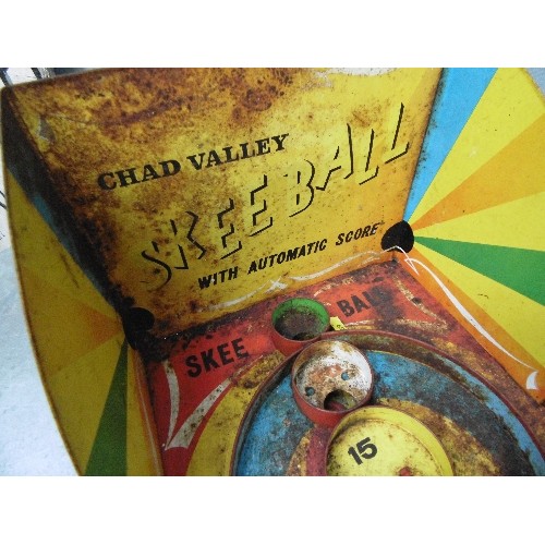 369D - 1960'S OR 70'S CHAD VALLEY TINPLATE SKEE BALL GAME