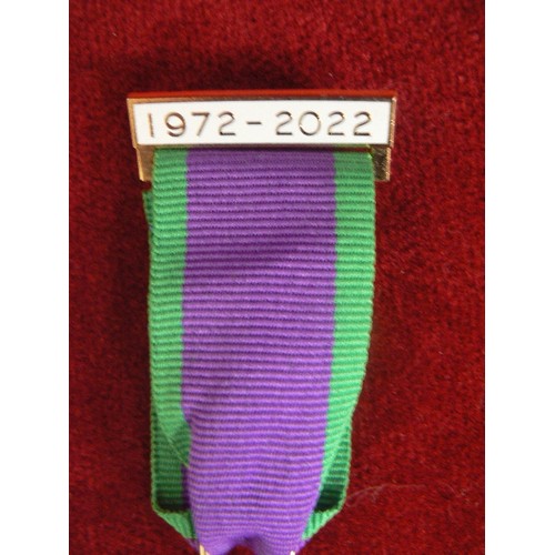 101 - A LONG SERVICE MEDAL OF THE 2ND BN SCOTS GUARDS OP MOTORMAN