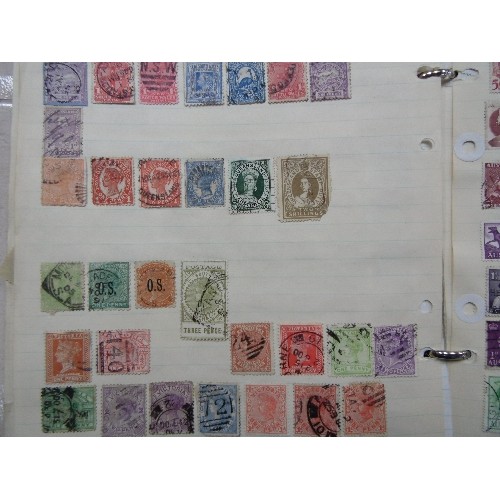 242 - TWO COMPREHENSIVE STAMP ALBUMS WITH THOUSANDS OF STAMPS. THE FIRST A (AJMAN) TO D (DOMINICAN REPUBLI... 