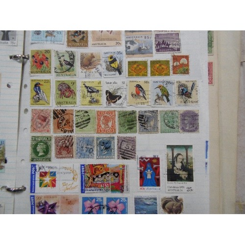 242 - TWO COMPREHENSIVE STAMP ALBUMS WITH THOUSANDS OF STAMPS. THE FIRST A (AJMAN) TO D (DOMINICAN REPUBLI... 