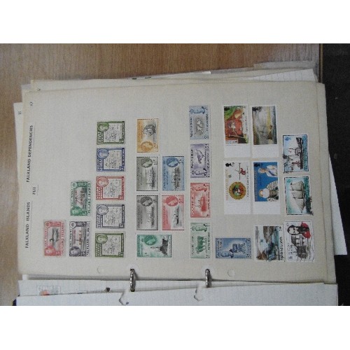 242 - TWO COMPREHENSIVE STAMP ALBUMS WITH THOUSANDS OF STAMPS. THE FIRST A (AJMAN) TO D (DOMINICAN REPUBLI... 