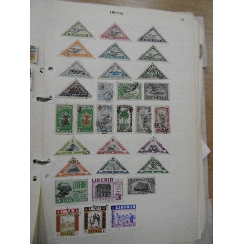 241 - TWO COMPREHENSIVE STAMP ALBUMS FROM L (LATVIA TO R (RUSSIA) AND FROM S (SALVADOR) TO Z (ZANZIBAR)

1... 