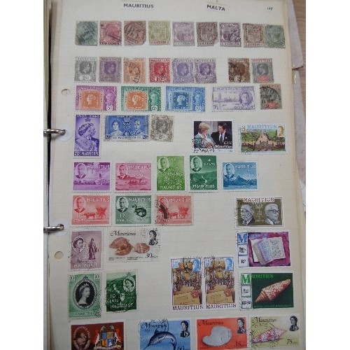 241 - TWO COMPREHENSIVE STAMP ALBUMS FROM L (LATVIA TO R (RUSSIA) AND FROM S (SALVADOR) TO Z (ZANZIBAR)

1... 