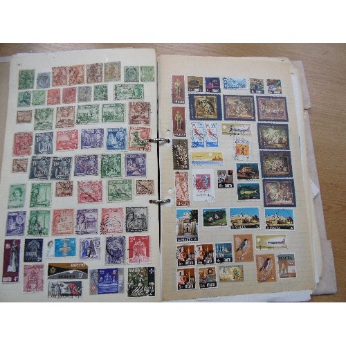 241 - TWO COMPREHENSIVE STAMP ALBUMS FROM L (LATVIA TO R (RUSSIA) AND FROM S (SALVADOR) TO Z (ZANZIBAR)

1... 