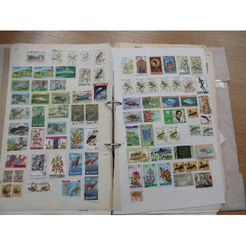 241 - TWO COMPREHENSIVE STAMP ALBUMS FROM L (LATVIA TO R (RUSSIA) AND FROM S (SALVADOR) TO Z (ZANZIBAR)

1... 