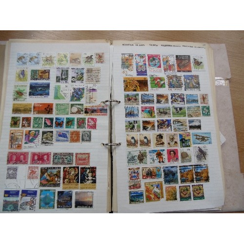 241 - TWO COMPREHENSIVE STAMP ALBUMS FROM L (LATVIA TO R (RUSSIA) AND FROM S (SALVADOR) TO Z (ZANZIBAR)

1... 