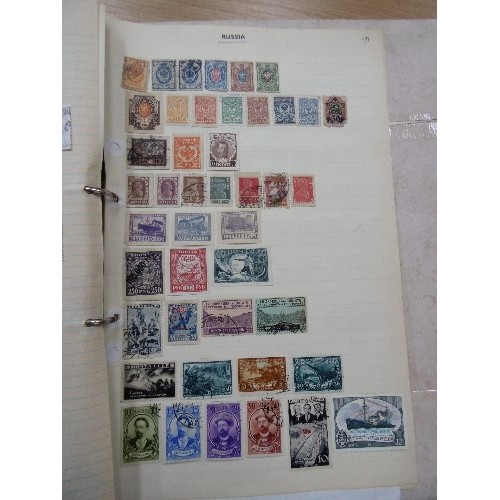 241 - TWO COMPREHENSIVE STAMP ALBUMS FROM L (LATVIA TO R (RUSSIA) AND FROM S (SALVADOR) TO Z (ZANZIBAR)

1... 