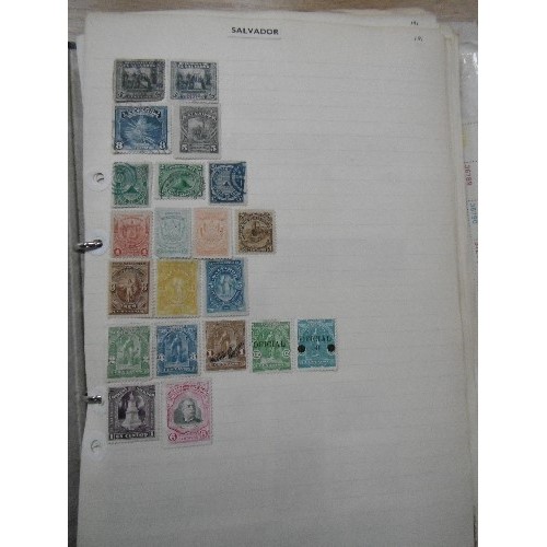 241 - TWO COMPREHENSIVE STAMP ALBUMS FROM L (LATVIA TO R (RUSSIA) AND FROM S (SALVADOR) TO Z (ZANZIBAR)

1... 