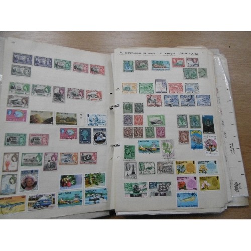 241 - TWO COMPREHENSIVE STAMP ALBUMS FROM L (LATVIA TO R (RUSSIA) AND FROM S (SALVADOR) TO Z (ZANZIBAR)

1... 