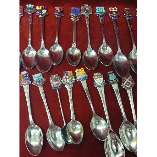 88 - COLLECTION OF SOUVENIR SPOONS.