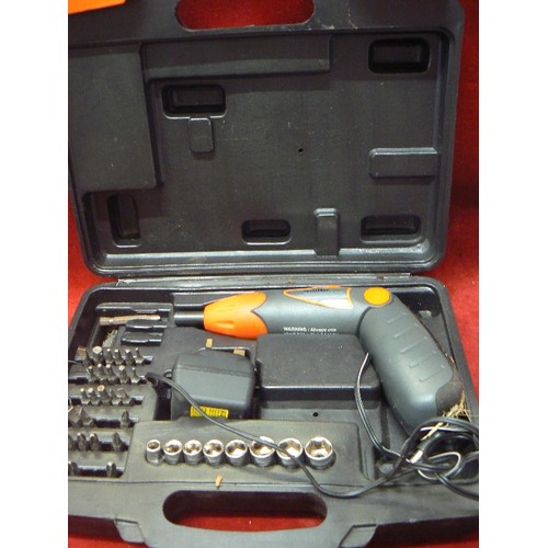 102 - CHALLENGE XTREME POWER TOOL BSD5616. WITH SOCKETS AND CASE.