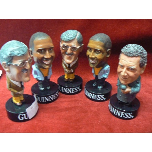 96 - 5 X GUINNESS POCKET PUNDITS. INC JOHN MOTSON, JOHN BARNES, JIMMY HILL. WITH BOXES.