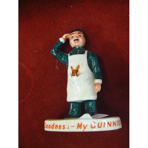 127 - LOVELY LITTLE CARLTONWARE 'MY GOODNESS-GUINNESS' FIGURE.