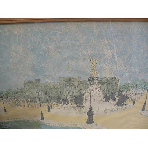 81 - COLIN SPENCER (1933 TO 2023) . A SILKSCREEN PRINT OF BUCKINGHAM PALACE SIGNED BY THE ARTIST 1966 - I... 