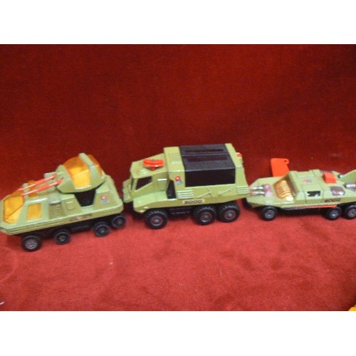 405 - MATCHBOX 007 CARS-LOTUS ESPIRIT, AND BATTLE KINGS TANKS, BERTONE RUNABOUT ETC. 6 X VEHICLES.