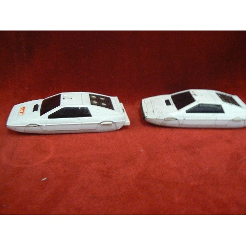 405 - MATCHBOX 007 CARS-LOTUS ESPIRIT, AND BATTLE KINGS TANKS, BERTONE RUNABOUT ETC. 6 X VEHICLES.