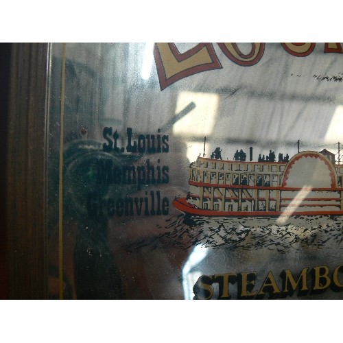 408 - LOUISIANA STEAMBOAT COMPANY DECORATIVE MIRROR.