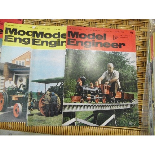 483 - QUANTITY OF VINTAGE 1970'S 'MODEL ENGINEER' MAGAZINES. COVERING A WIDE RANGE OF ENGINEERING TOPICS.