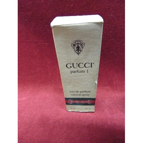 4 - GUCCI NO 1 PARFUM 30ML (SOME USED) WITH BOX