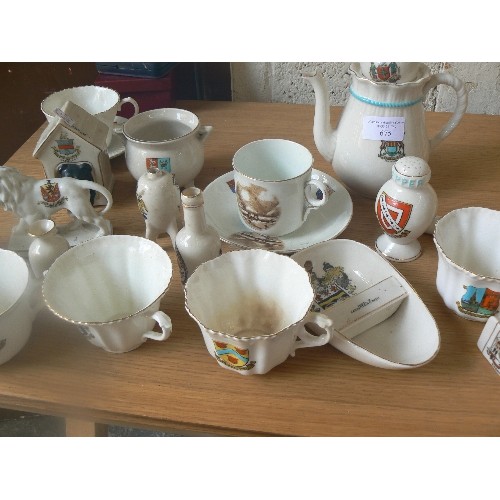 675 - EARLY VINTAGE CRESTED CHINA. INC SHELLEY CHINA, CARLTON CHINA, GOSS FROM SHANKLIN, RICHMOND, AND A M... 