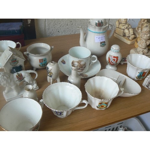 675 - EARLY VINTAGE CRESTED CHINA. INC SHELLEY CHINA, CARLTON CHINA, GOSS FROM SHANKLIN, RICHMOND, AND A M... 