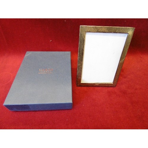 38 - SILVER HALLMARKED CARRS PHOTO FRAME IN BOX