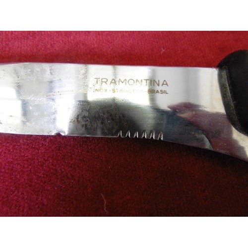 49 - TRAMONTINA HUNTING KNIFE AND SHEATH