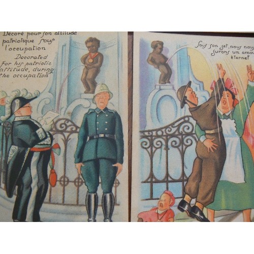 84 - 15 X 1940'S BELGIAN COMICAL MANNEKEN PIS BOY POSTCARDS