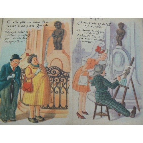 84 - 15 X 1940'S BELGIAN COMICAL MANNEKEN PIS BOY POSTCARDS