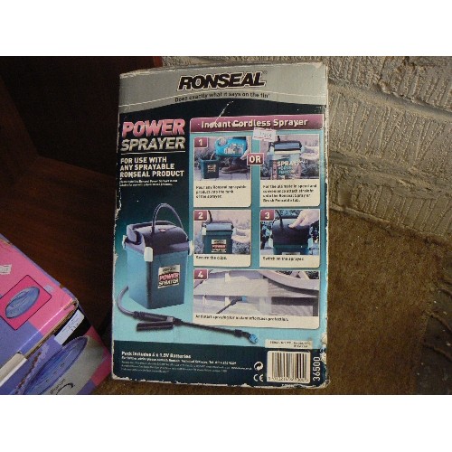 112 - RONSEAL POWER FENCE SPRAYER. ORIGINAL BOX.